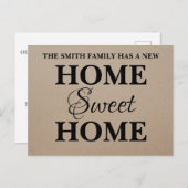 Carte Postale Faire-part Nouvelle annonce de déménagement pour la nouvelle  (Devant / Derrière)