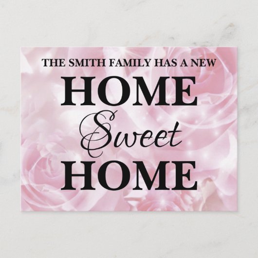 Carte Postale Faire-part Nouvelle annonce de déménagement pour la nouvelle (Devant)