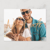 Carte Postale Faire-part Nouvelle date Changement mariage des plans report (Devant)