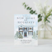 Carte Postale Faire-part Nouvelle Fête de Déménagement de Maison (Debout devant)