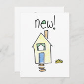 Carte Postale Faire-part Nouvelle Maison ! (Devant / Derrière)