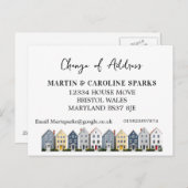 Carte Postale Faire-part Nouvelle maison Changement d'adresse nouvelle mais (Devant / Derrière)