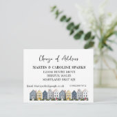 Carte Postale Faire-part Nouvelle maison Changement d'adresse nouvelle mais (Debout devant)