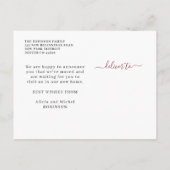 Carte Postale Faire-part Nouvelle maison Joyeux Noël vacances déménagement (Dos)