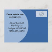 Carte Postale Faire-part Nouvelle Maison Mignonne Changement d'Adresse de M (Dos)