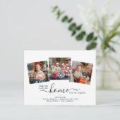 Carte Postale Faire-part Nouvelle Maison Pour Les Vacances Custom 3 Photo M (Debout devant)