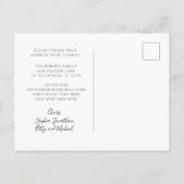 Carte Postale Faire-part Nouvelle Maison Terracotta Blush Floral Moving (Dos)