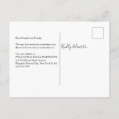 Carte Postale Faire-part Nouvelle maison Thanksgiving Citrouille Moved Holi (Dos)