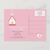 Carte Postale Faire-part Nouvelle notification d'adresse Déplacer la maison (Dos)