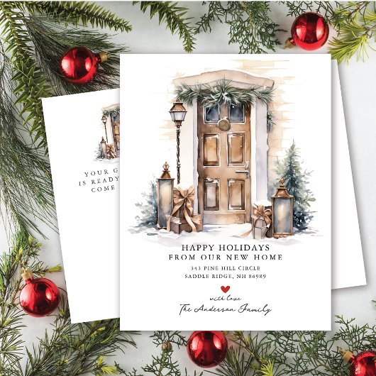 Carte Postale Faire-part Nouvelle porte avant à domicile