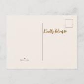 Carte Postale Faire-part Nouvelle saison Nouvelle maison Automne Moving Fai (Dos)