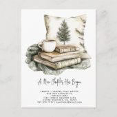 Carte Postale Faire-part Nouvelles vacances du chapitre de l'aquarelle d'hi (Devant)