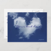 Carte Postale Faire-part nuage charmant (Devant / Derrière)