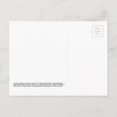 Carte Postale Faire-part Nuages de tempête d'éclipse effrayante 2017 (Dos)