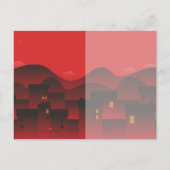 Carte Postale Faire-part Nuit de printemps chinois Ox Nouvel An 2021 HHP (Dos)