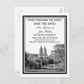 Carte Postale Faire-part NYC Central Park Lac San Remo Gravé SQ Save the Da (Devant / Derrière)