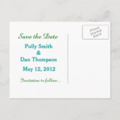 Carte Postale Faire-part Nymphéas Pont Japonais Enregistrer la Date de Mari (Dos)