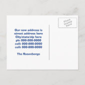 Carte Postale Faire-part On s'est écroulés ! (Dos)