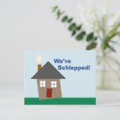 Carte Postale Faire-part On s'est écroulés ! (Debout devant)