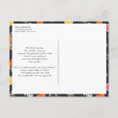 Carte Postale Faire-part Oranges botaniques et citrons - Diplôme photo (Dos)