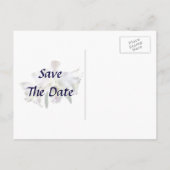 Carte Postale Faire-part Orchidées Cattleya blanches (Dos)