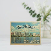 Carte Postale Faire-part Orlando Sauvegarder La Date Floride (Debout devant)