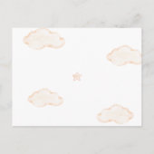 Carte Postale Faire-part Ours mignon Et Ballons Merci Photo bébé Naissance (Dos)