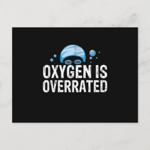 Carte Postale Faire-part Oxygène Est Surchargé Chlorine Lover Sports De Nag
