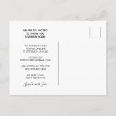 Carte Postale Faire-part Paillettes Rose Gold Glamour Coulée Nouvel Adresse (Dos)