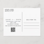 Carte Postale Faire-part Palm Springs Californie Mariage Enregistrer la dat (Dos)