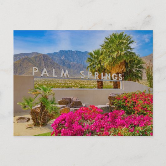 Carte Postale Faire-part Palm Springs Californie Mariage Enregistrer la dat (Devant)