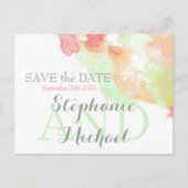 Carte Postale Faire-part Papier Peint Papillon Arc-en-Ciel Sherbet SaveTheD (Devant)