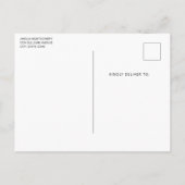 Carte Postale Faire-part Papillons Fantaisistes dans un Pot (Dos)