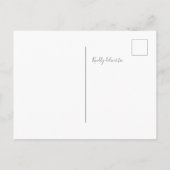 Carte Postale Faire-part parties scintillant rose or rose pâle élégant enre (Dos)