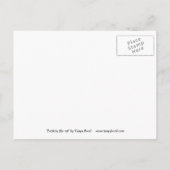 Carte Postale Faire-part Patricia le rat (Dos)