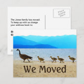 Carte Postale Faire-part Patrol Canada Oies (Devant / Derrière)