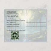 Carte Postale Faire-part Paysages de destinations de voyage de notre monde (Dos)