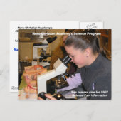 Carte Postale Faire-part PB170325, la Science Prog de l'académie chrétienne (Devant / Derrière)