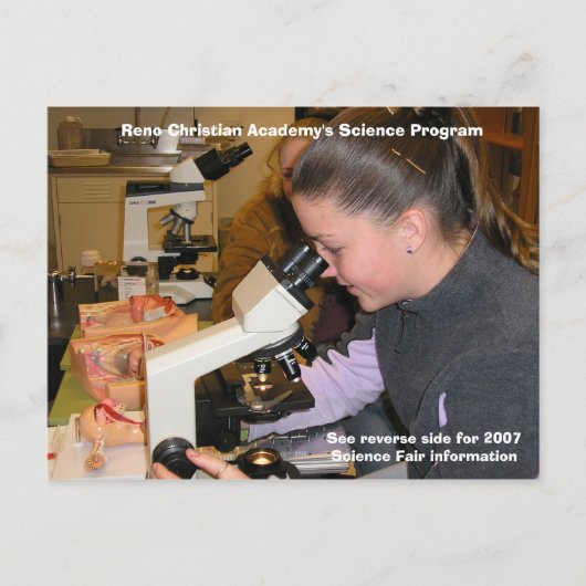 Carte Postale Faire-part PB170325, la Science Prog de l'académie chrétienne (Devant)