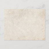 Carte Postale Faire-part Pêche jaune et menthe automne chevaux save the dat (Dos)