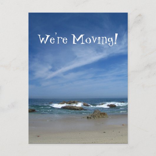 Carte Postale Faire-part Perfect Pacific ; changement d'adresse (Devant)