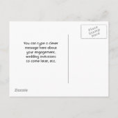 Carte Postale Faire-part Perles Noires et Blanches (Dos)