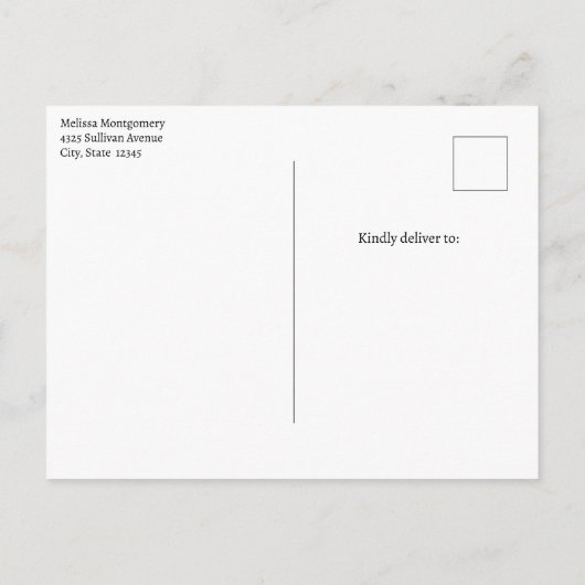 Carte Postale Faire-part Perroquet Vert - Bébé Perroquet Mignon Cérémonie d (Dos)