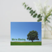 Carte Postale Faire-part Personnalisable : Nous sommes en train de déménage (Debout devant)