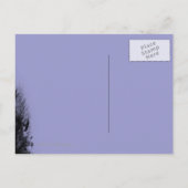 Carte Postale Faire-part Personnalisé Enregistrer la date Haunted Blue Sky  (Dos)