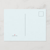 Carte Postale Faire-part Personnaliser Fleurs de Mariage Hydrangea Bleu (Dos)