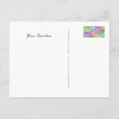 Carte Postale Faire-part Personnalisez votre texte, signature, image et arr (Dos)