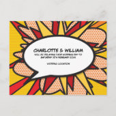 Carte Postale Faire-part Photo Changement Notre Date Reportée Moderne Fun (Dos)