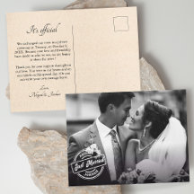 Photo classique juste mariée