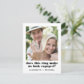 Carte Postale Faire-part Photo de fiançailles drôle (Debout devant)